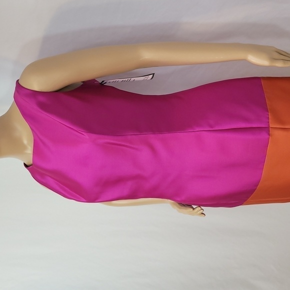 B Michael America Satin Color Block Dress - Picture 15 of 17